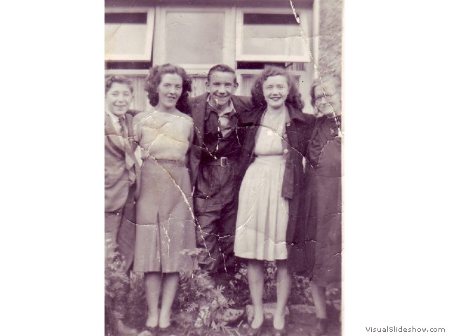 Tony, Gretta, Paddy, Eva, Nanny Doolin
August 1948