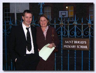 Outside the school